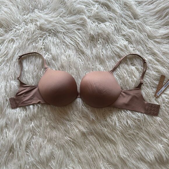 Skims Ultimate Push up Plunge Bra Sienna Size 32DDD - Picture 3 of 9